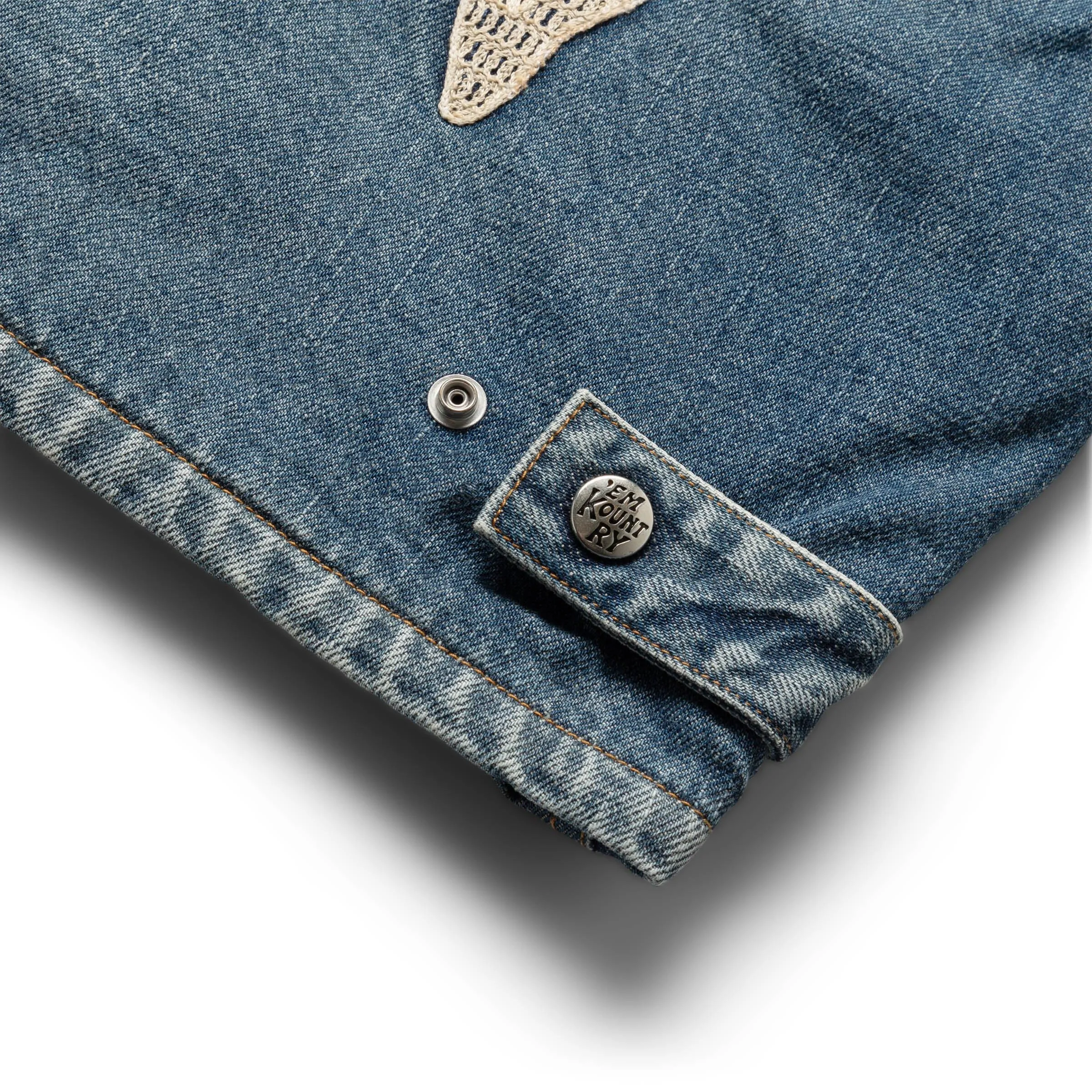14OZ DENIM KOUNTRY MOTOCROSS JACKET (BONE)