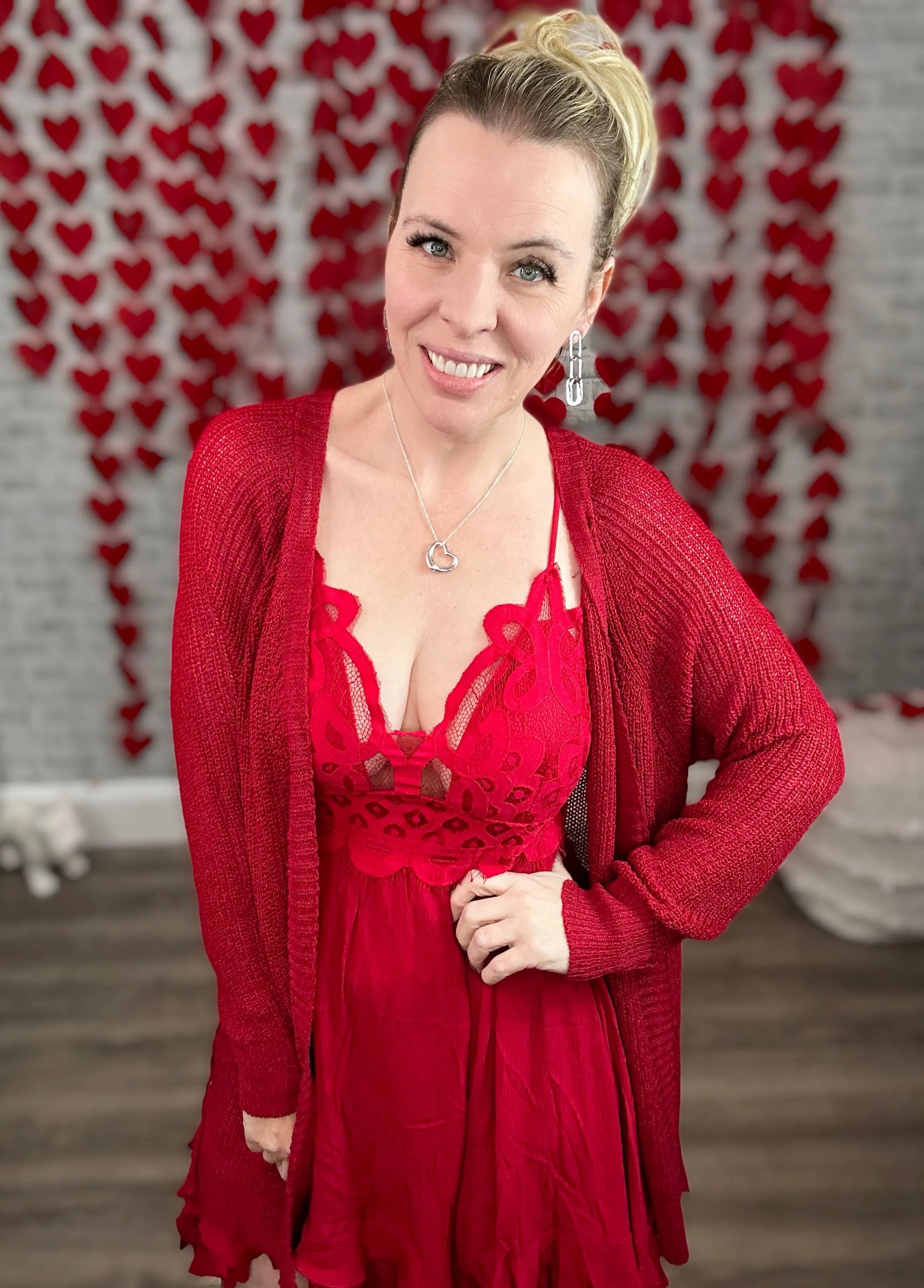 2 Colors - Lace Up the Side Lightweight Knit Cardigans