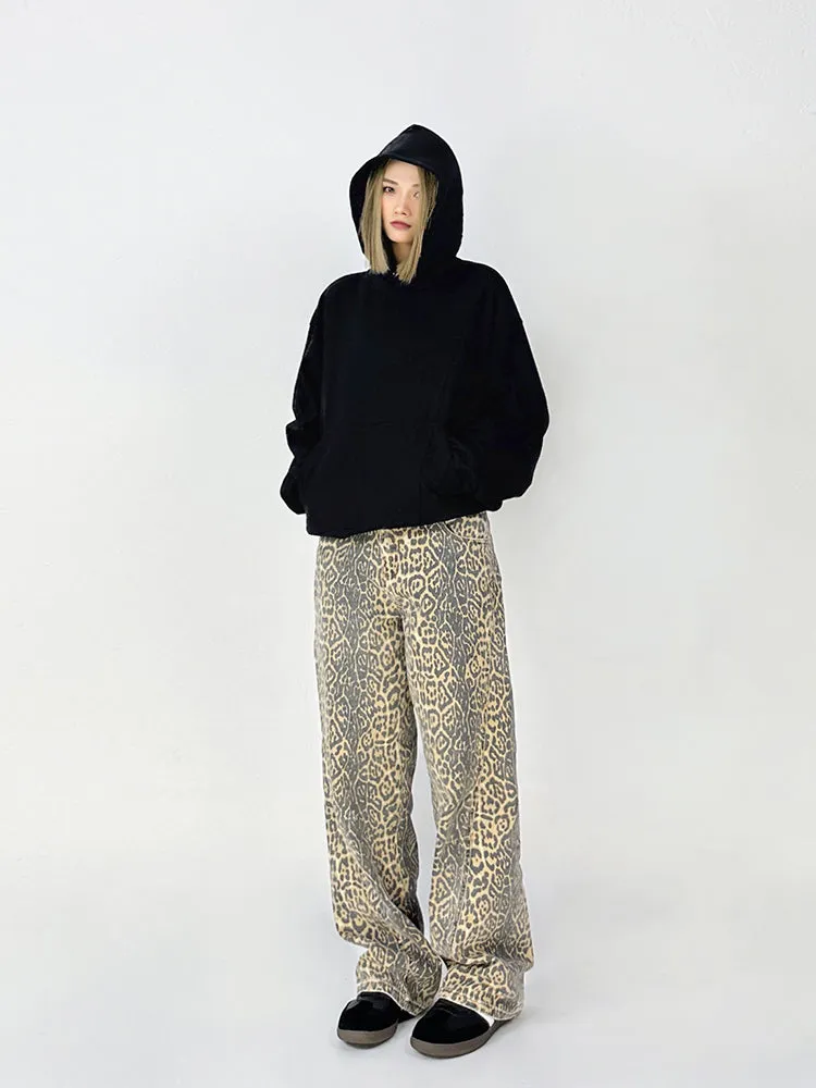 【24s Apr.】Vintage Leopard Print Jeans