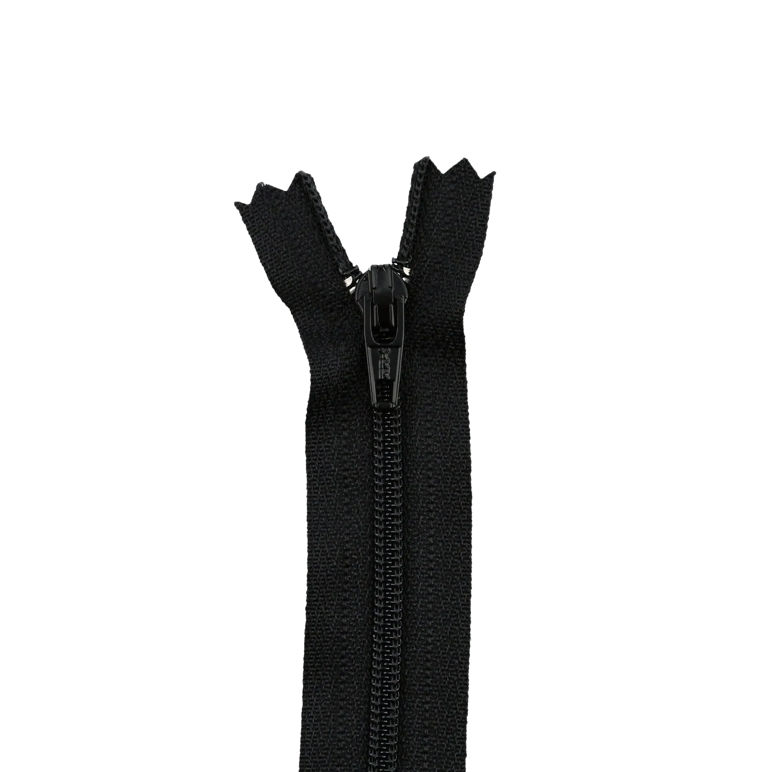 #2.5 Coil, Black, 7" YKK Closed End Zipper, Nylon, #705-7-BLK