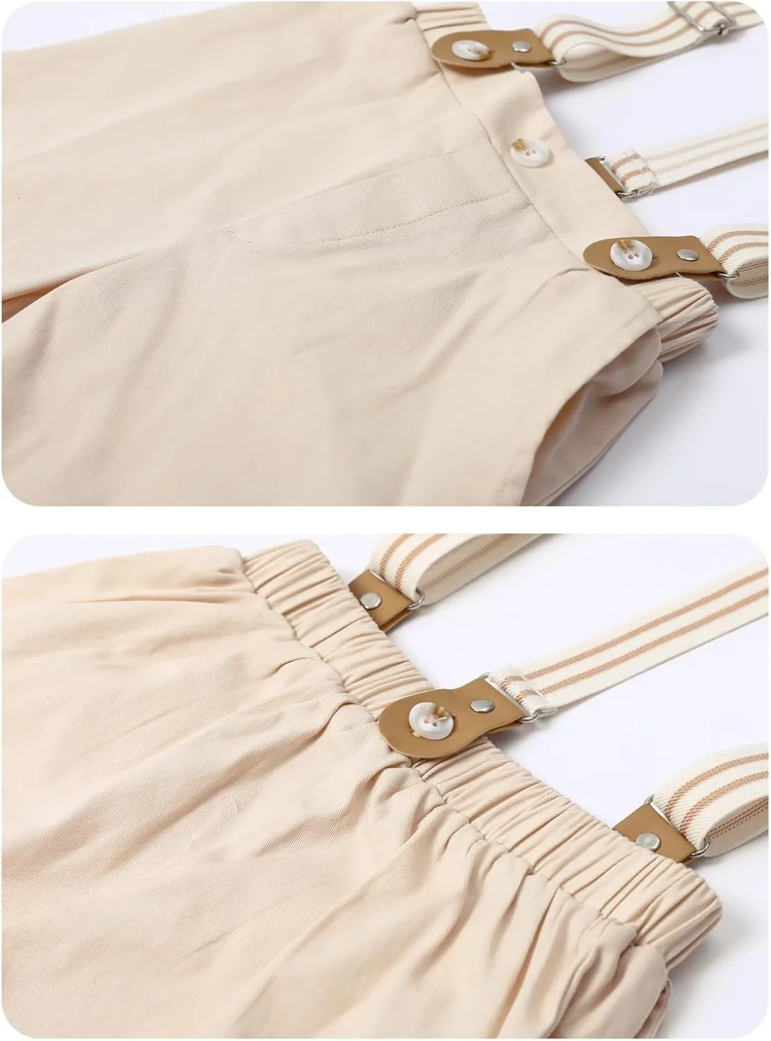 A&J DESIGN Baby Boys Gentleman Suit, 2Pcs Outfit Shirt & Pants