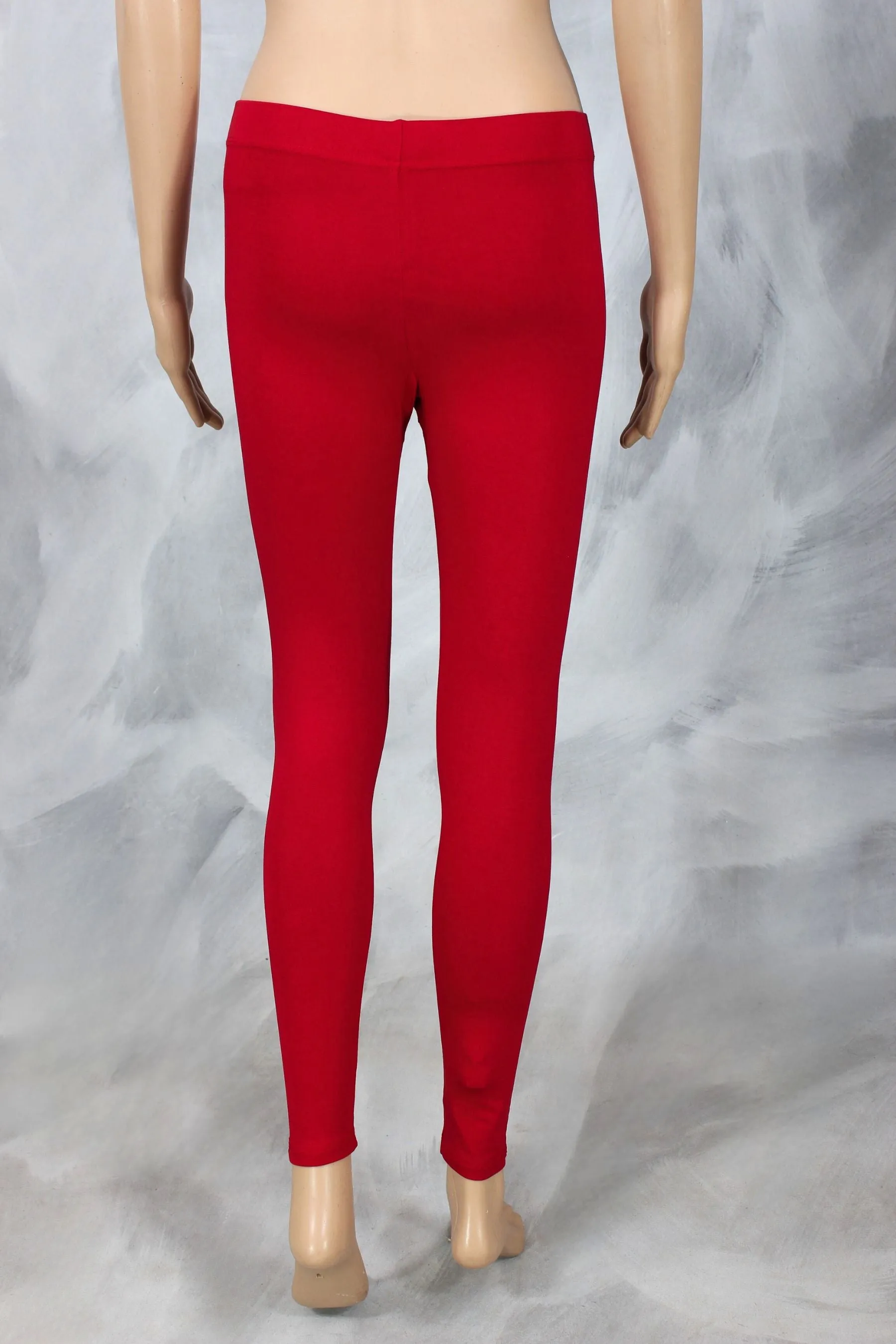 Ankle-Length Leggings in 4-Way Lycra for Ultimate Comfort & Flexibility