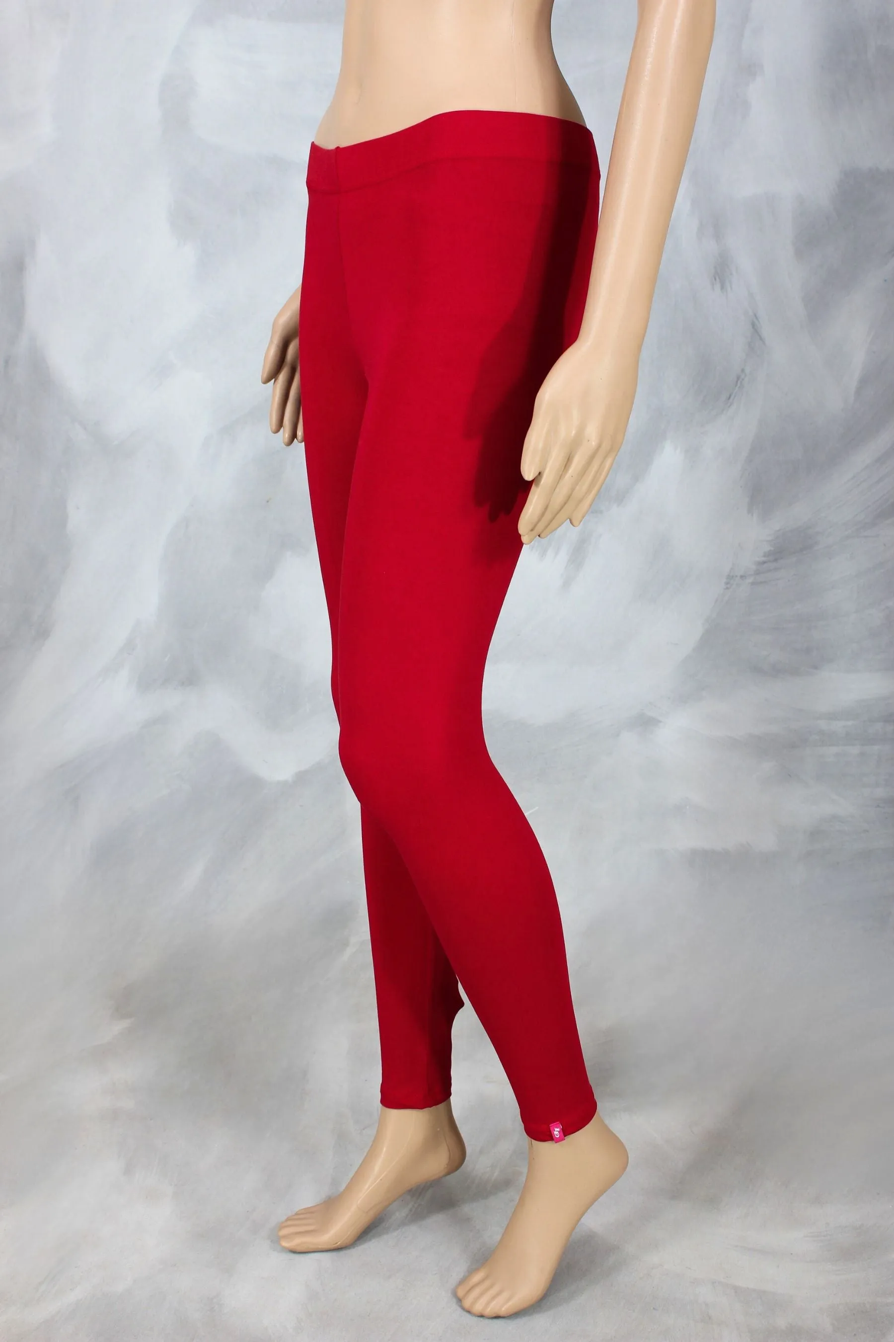 Ankle-Length Leggings in 4-Way Lycra for Ultimate Comfort & Flexibility