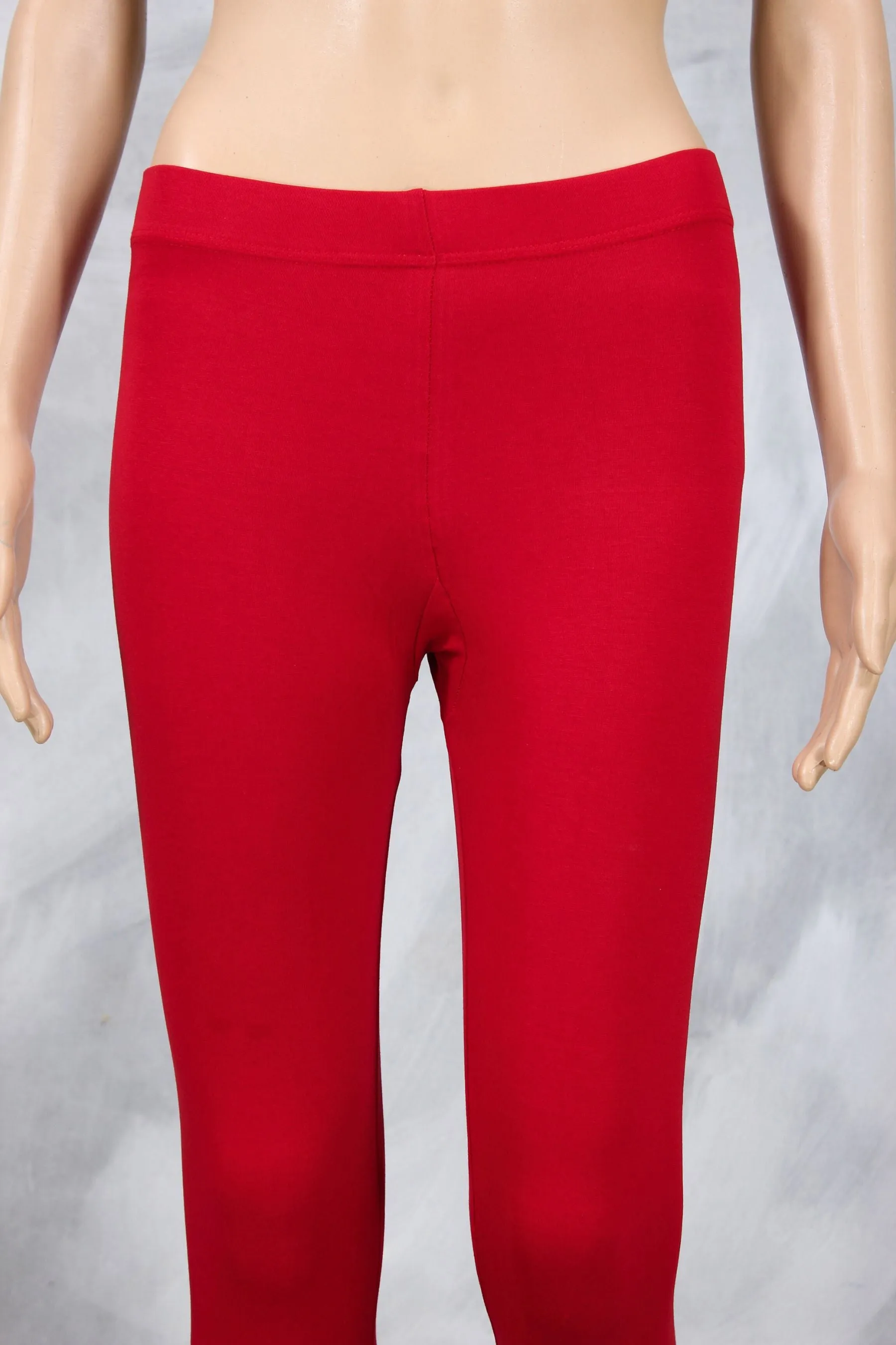 Ankle-Length Leggings in 4-Way Lycra for Ultimate Comfort & Flexibility