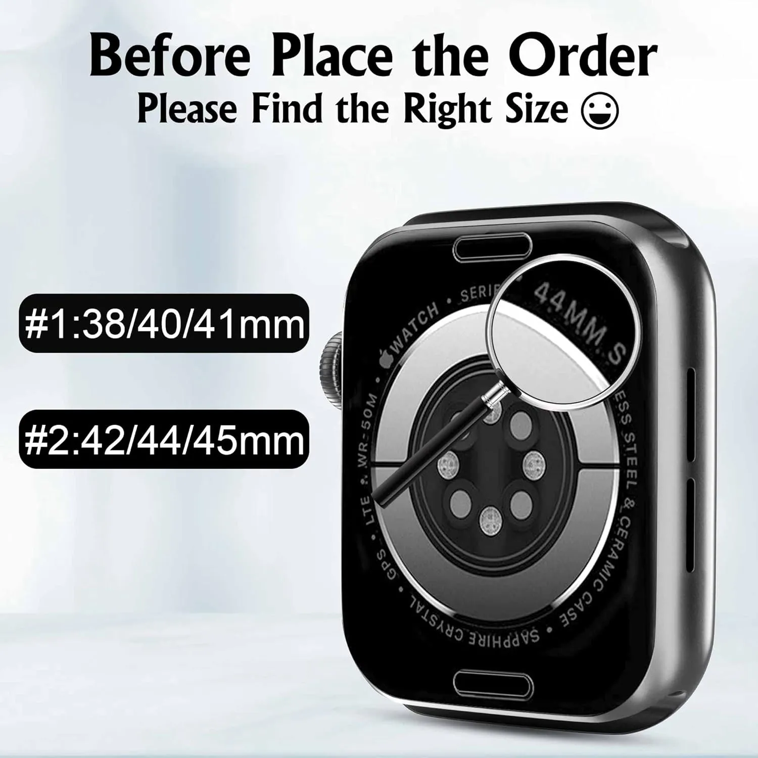 Arae Stretchy Watch Band Compatible for Apple Watch Band 45mm 44mm 42mm Comfortable Adjustable Sport Band for iWatch Series 7 6 5 4 SE 3 2 1 Women Men