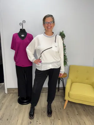Black Full Length Pant with Pockets