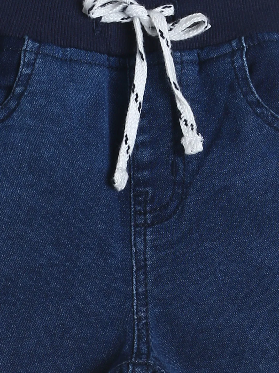 Boys Mid Blue Denim Shorts