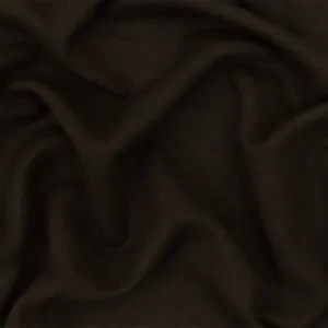Brown Famous Designer Rayon Blend Stretch Modern Interlock Knit Fabric
