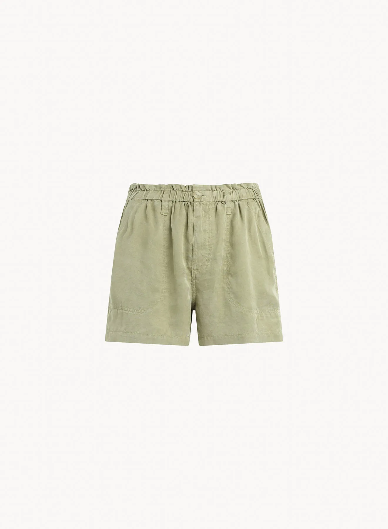 Callie Ruffle Short - Dried Herb