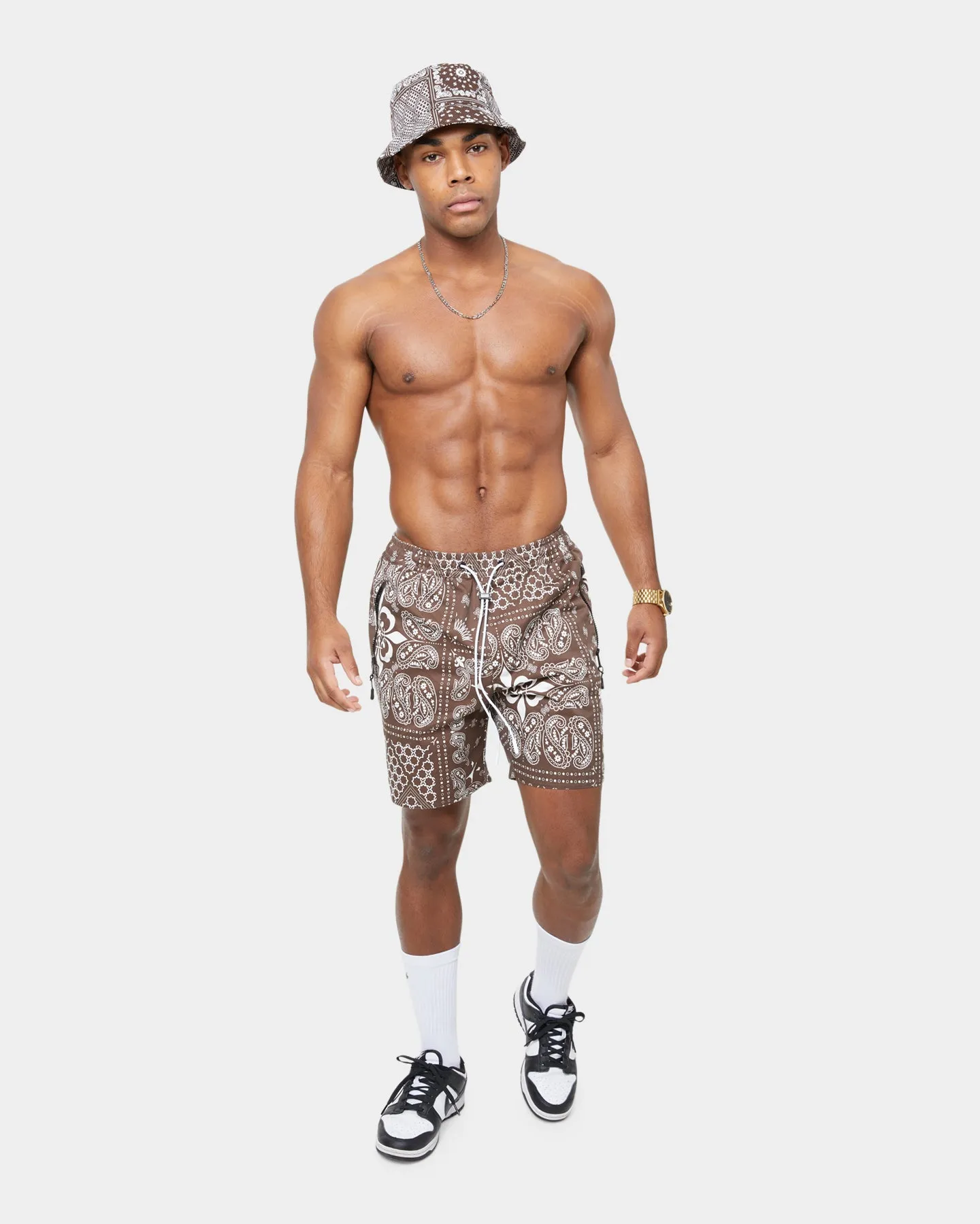Carré Bandana Ultra LP Shorts Dark Brown