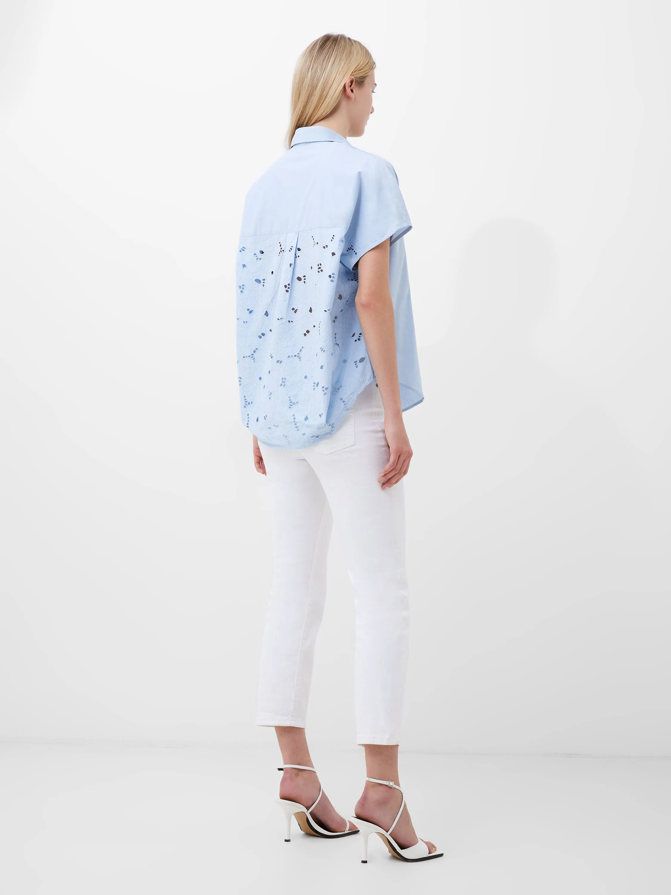 Cele Sleeveless Embroidery Top