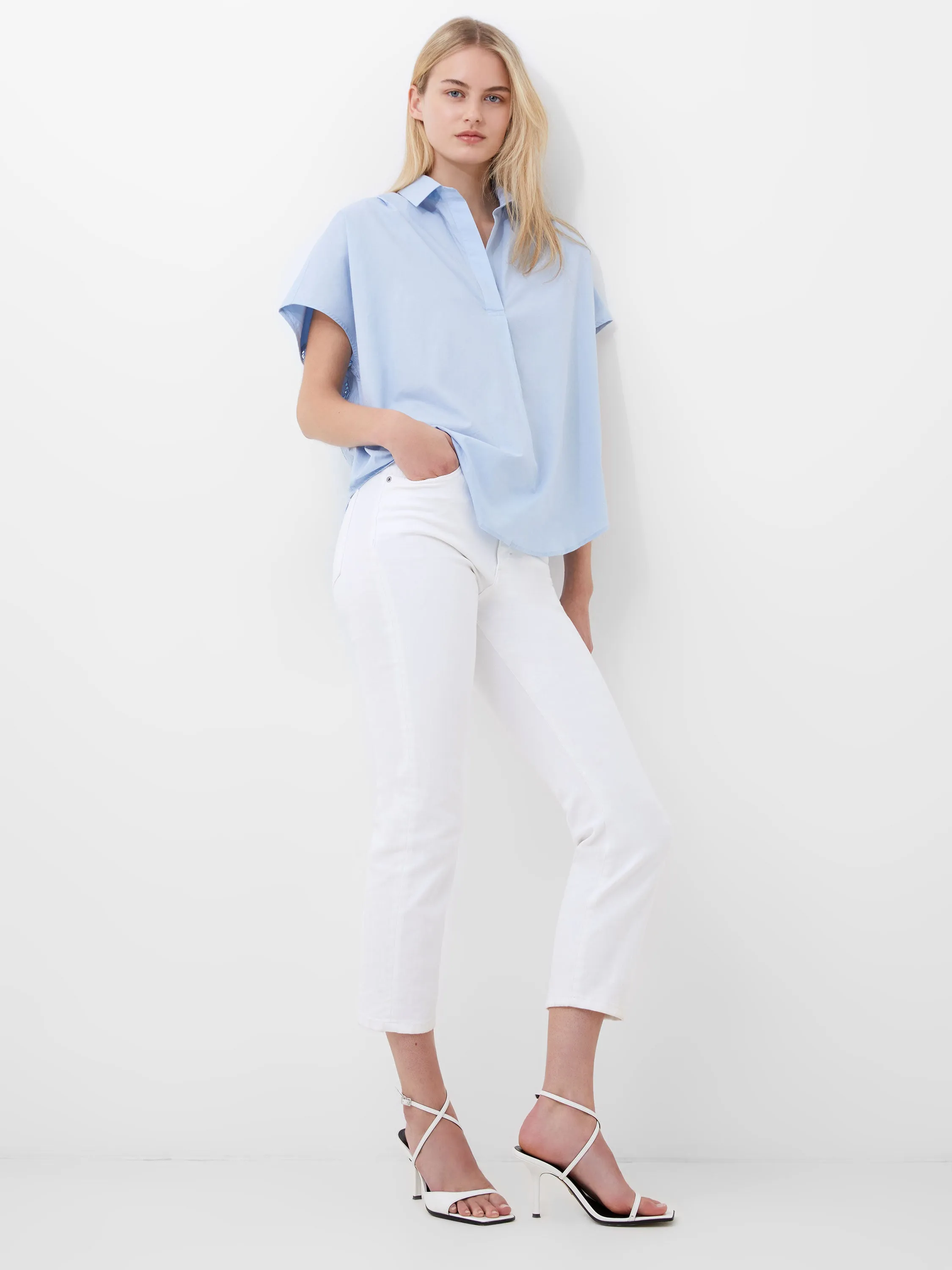 Cele Sleeveless Embroidery Top