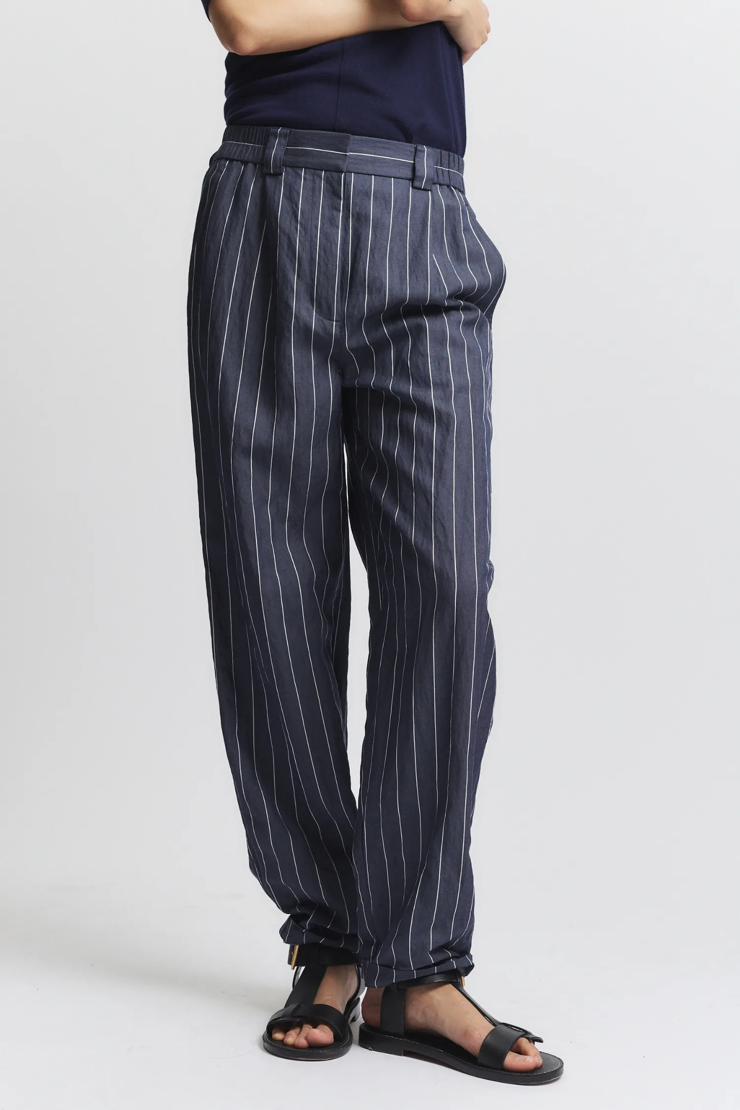Chester Chambray Pant, Navy