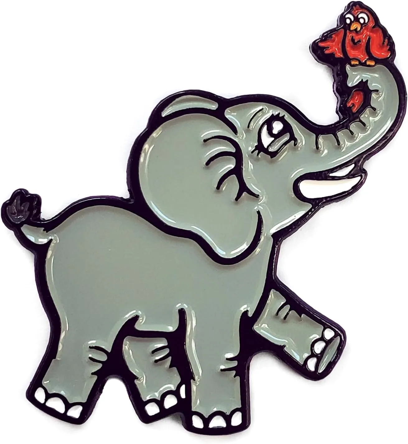 Cute Elephant Enamel Lapel Pin