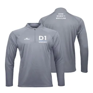 D1 Women's Wrestling Essential Performance 1/4 Zip Shirt