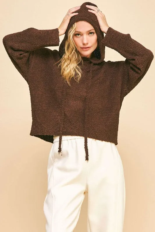 Davi & Dani Drop Shoulder Long Sleeve Hooded Sweater