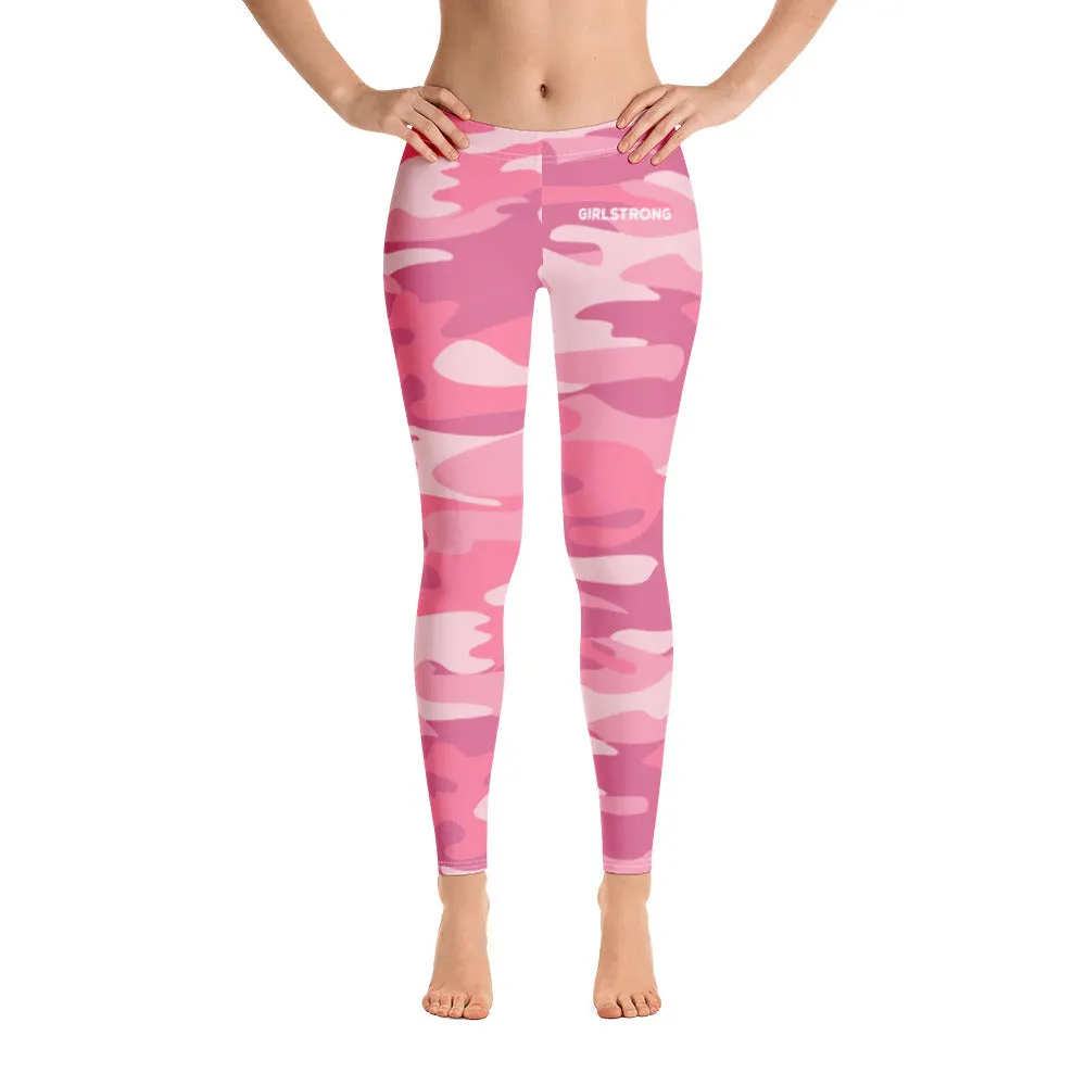 ELEVATED ESSENTIALS, SLIM AND SCULPT LEGGING PINK CAMO