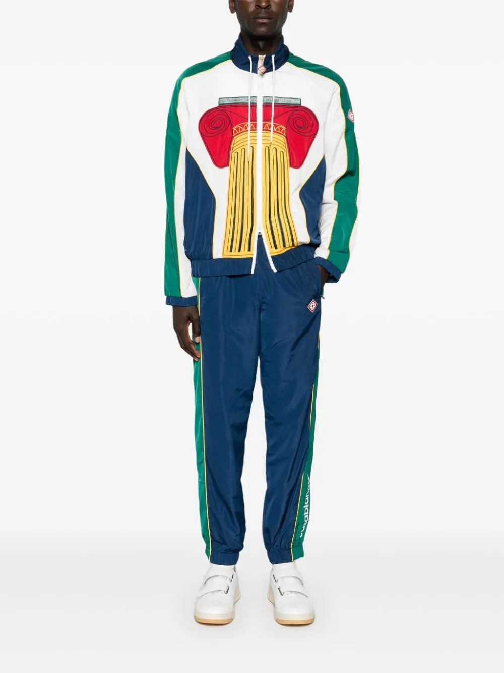 embroidered sweatpants