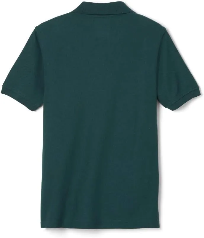 French Toast Boys' Short Sleeve Pique Polo Uniform Shirt (Standard & Husky)