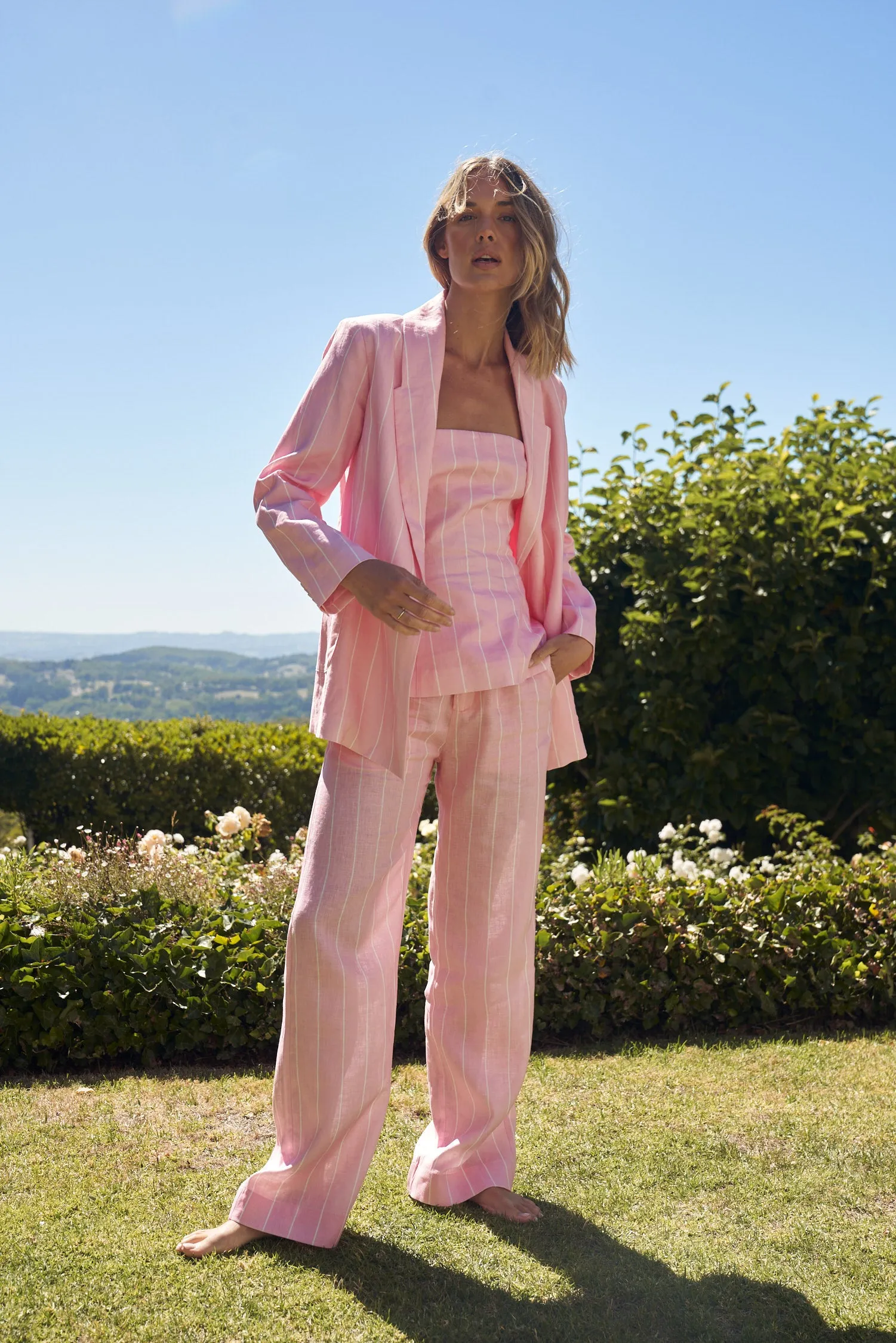 Harper Blazer in Parfeit Stripe