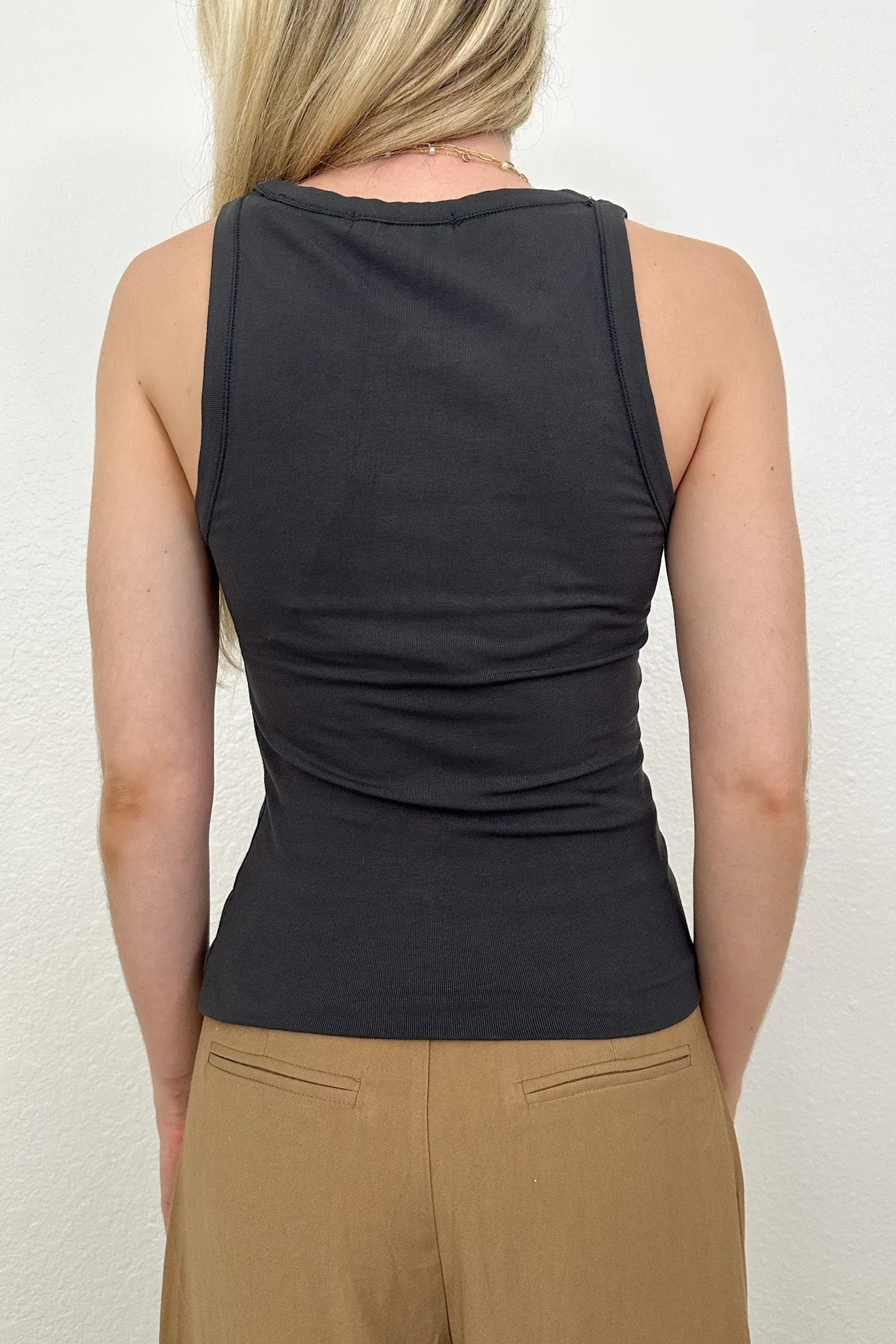 Heavenly Tank in Charcoal