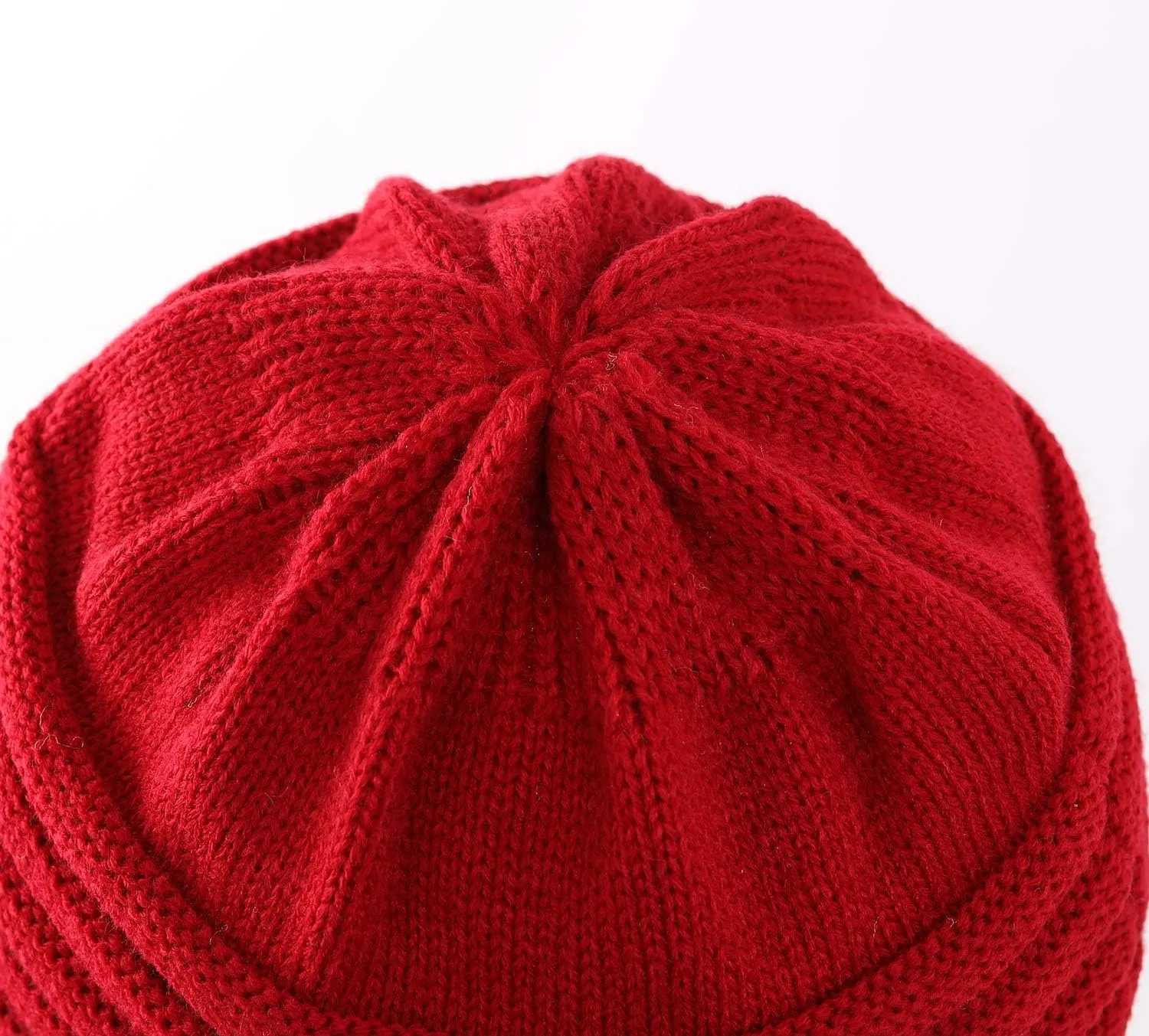 Home Prefer Kids Boys Winter Hat Cable Knitted Hat Fleece Lined Newsboy Cap