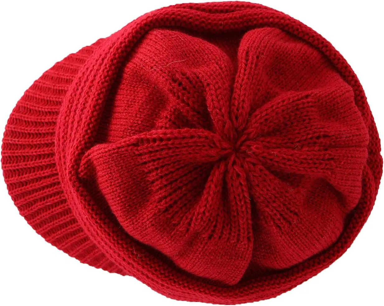 Home Prefer Kids Boys Winter Hat Cable Knitted Hat Fleece Lined Newsboy Cap