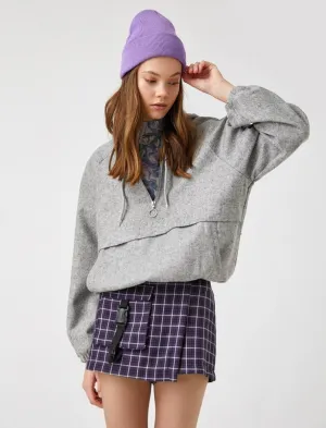 Hooded Jacket in Grey