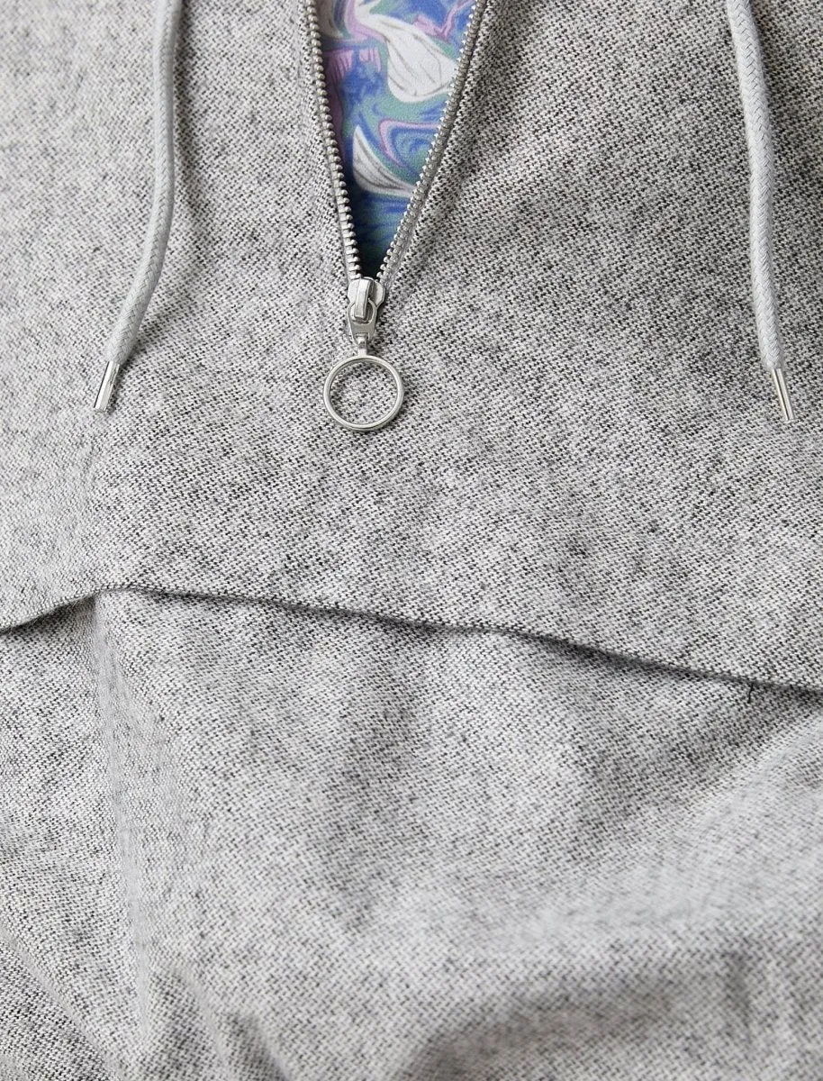 Hooded Jacket in Grey