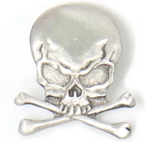 Hot Leathers PNA1012 Skull and Cross Bones Pin