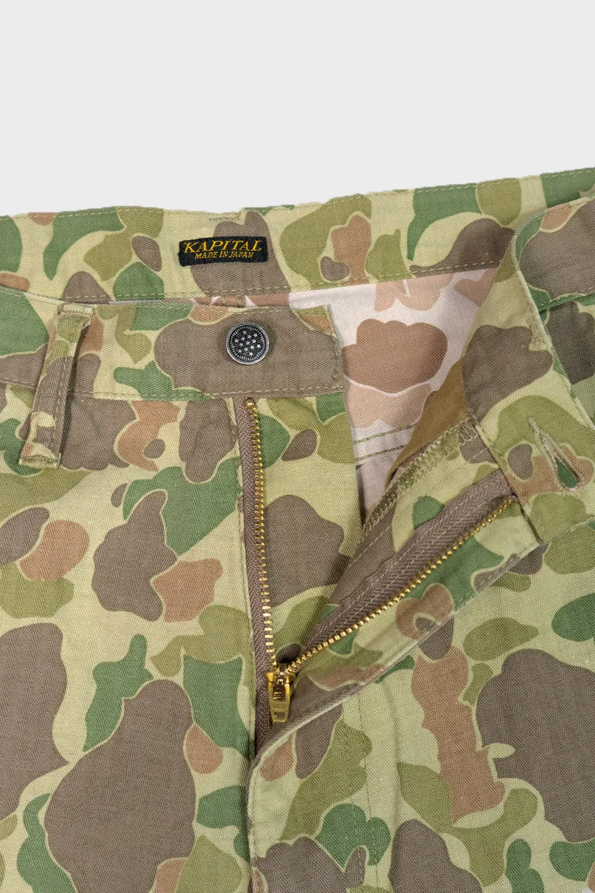 Hunter Camo Herringbone PORT Baggy Pants - Camo