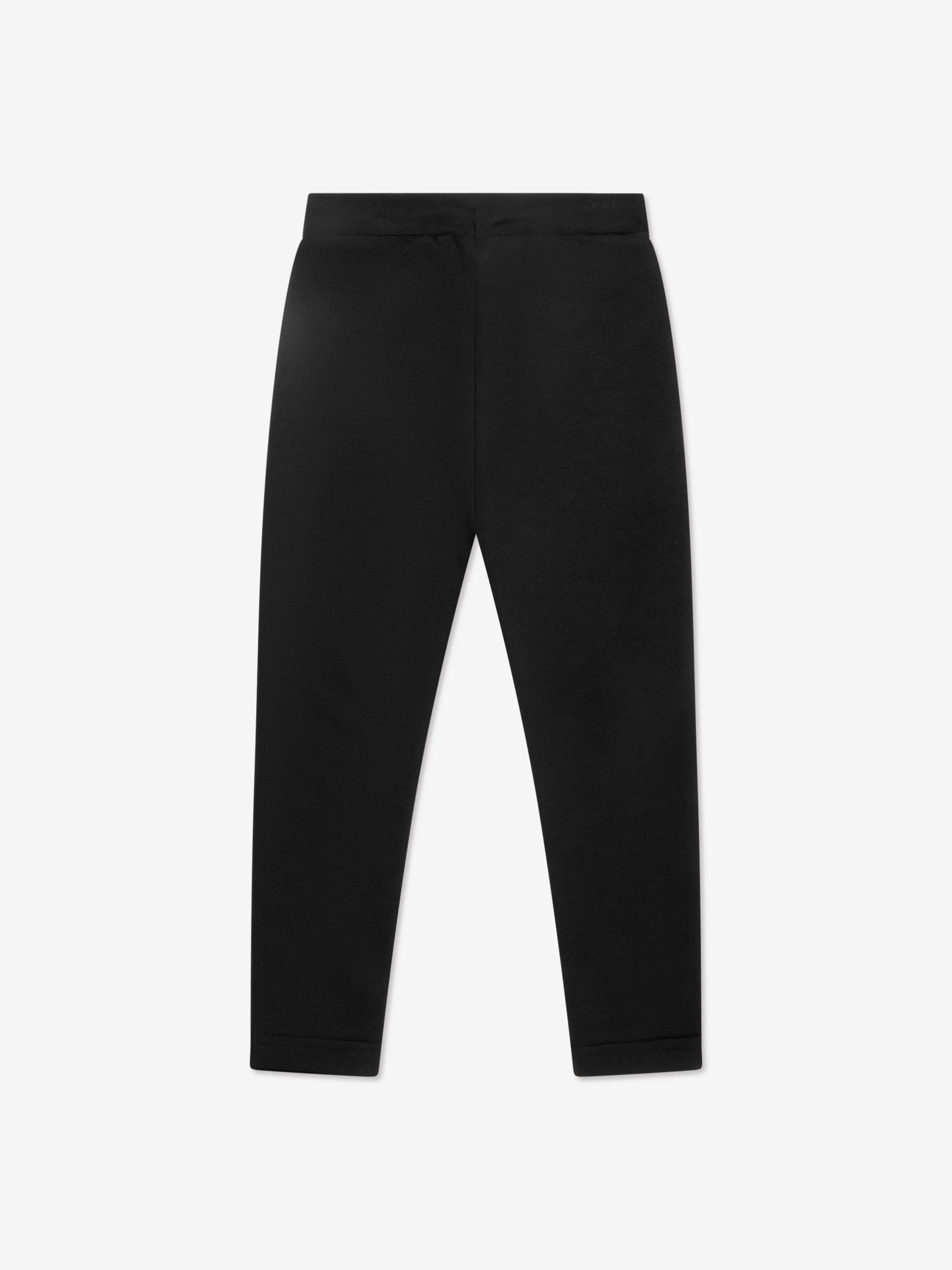 Karl Lagerfeld Boys Logo Print Joggers in Black