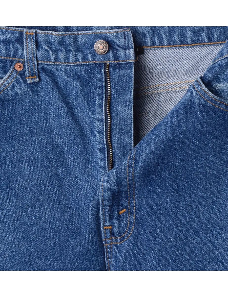 Label Stone Wash Cropped Jeans