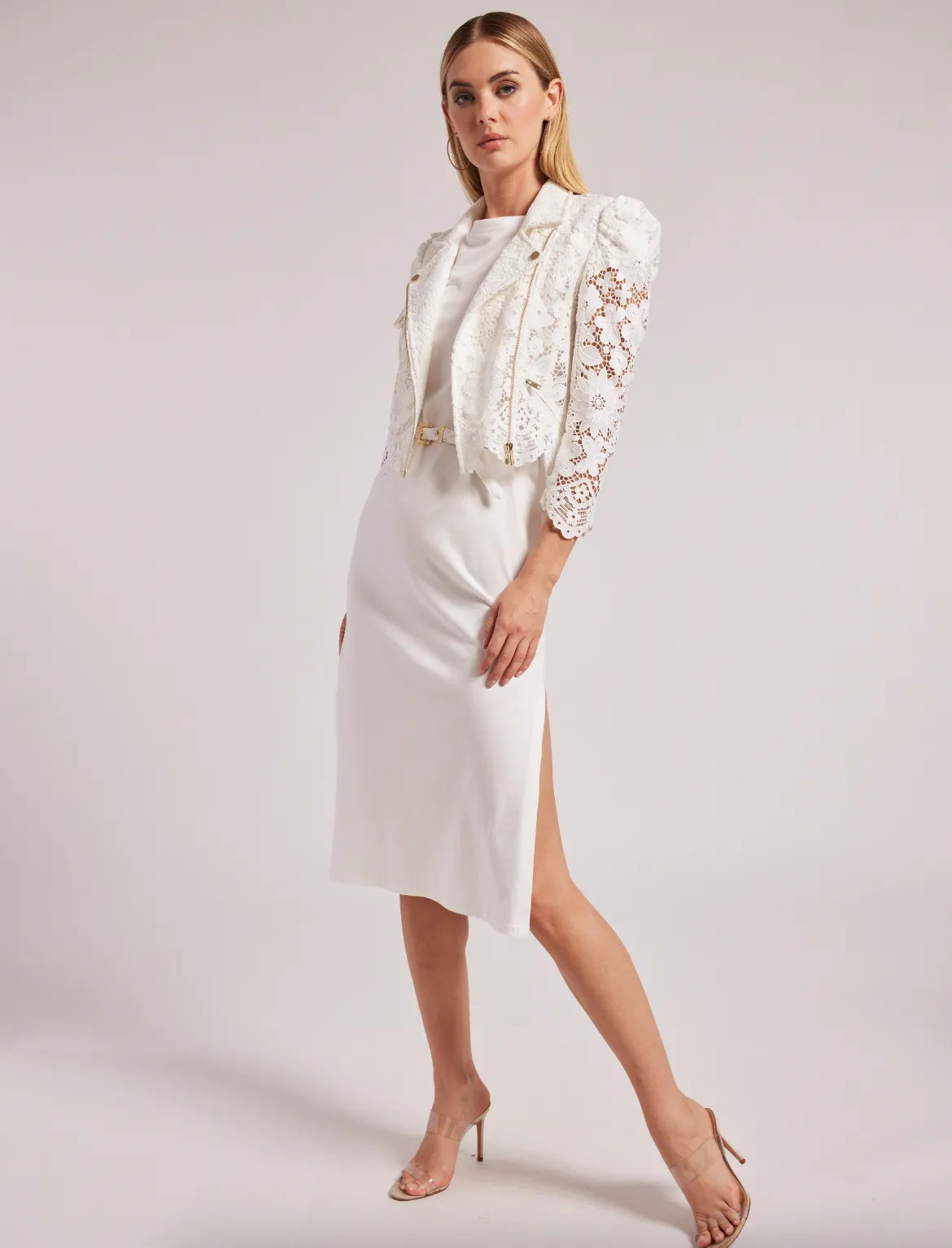 Malibu Lace Jacket - White