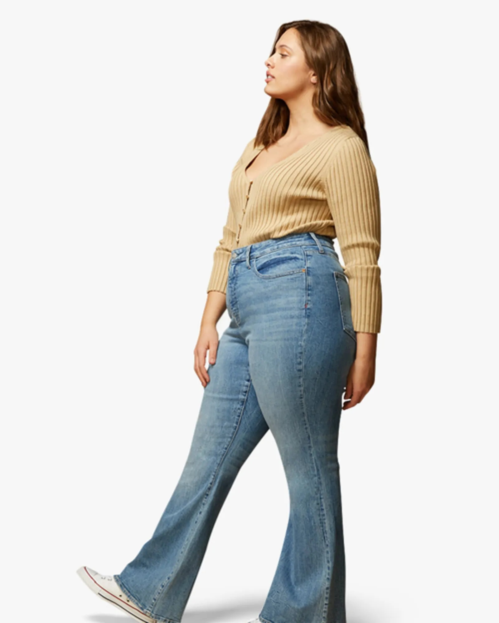 Mia High-Rise Flared Jeans | SUGAR