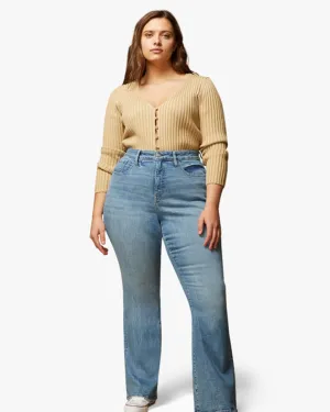 Mia High-Rise Flared Jeans | SUGAR