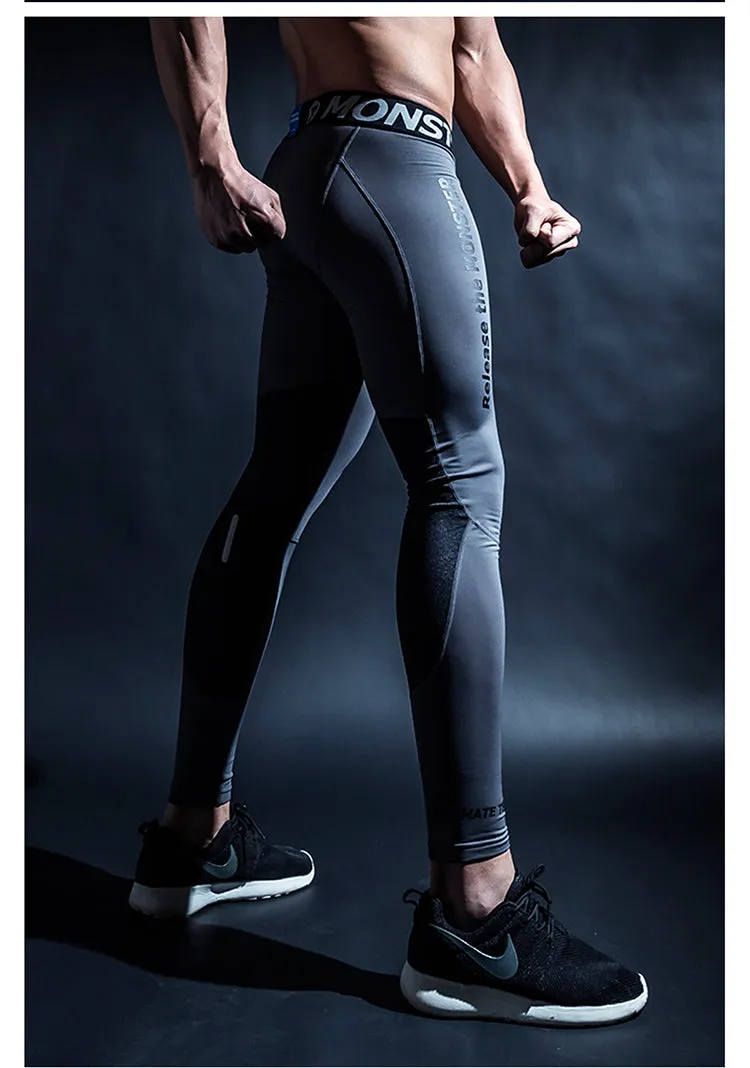 MONSTER GUARDIANS ACTIVE TRAINING LEGGINGS IN GREY