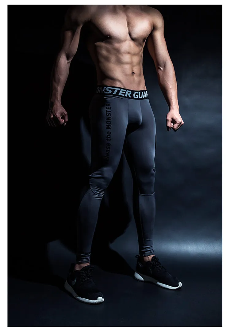 MONSTER GUARDIANS ACTIVE TRAINING LEGGINGS IN GREY