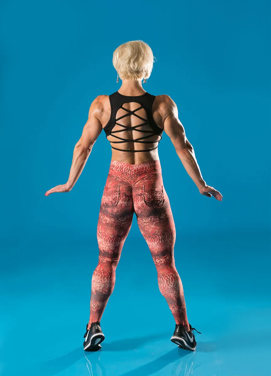 My Sporty Wear Flow Leggings - Snakeskin