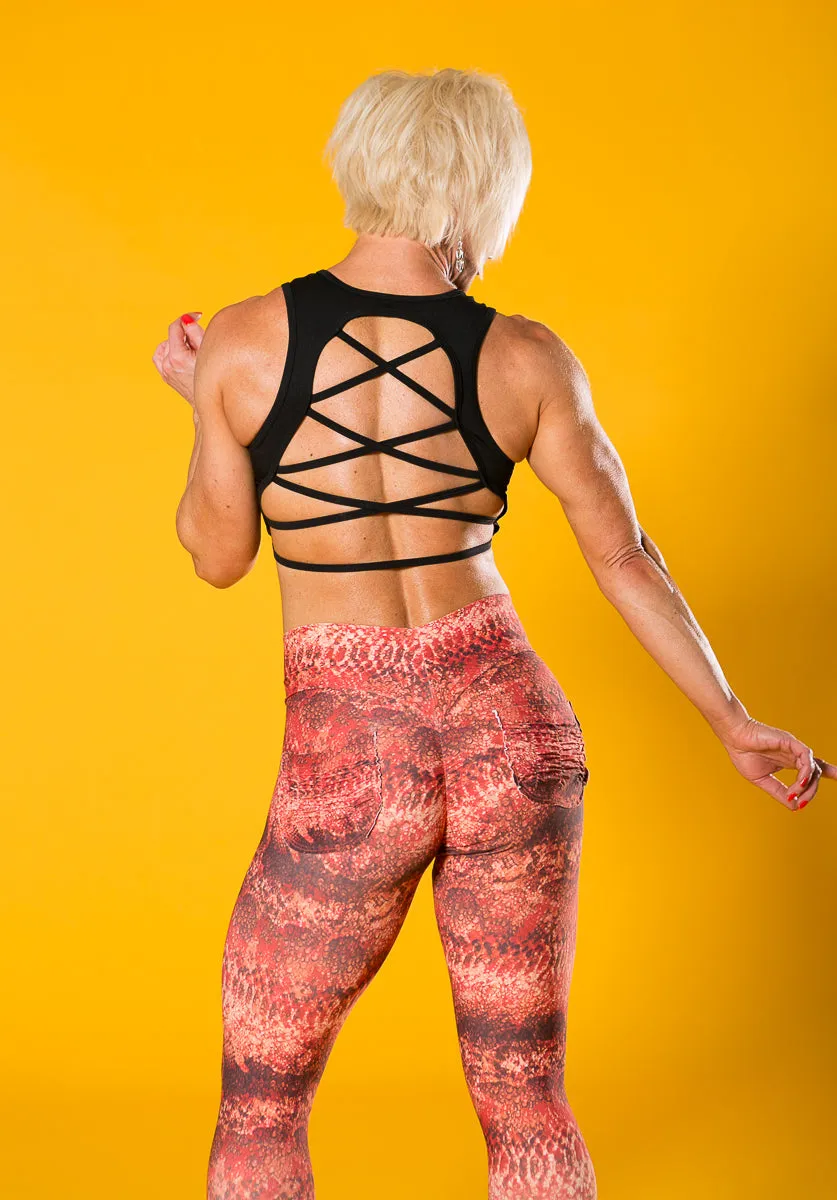 My Sporty Wear Flow Leggings - Snakeskin