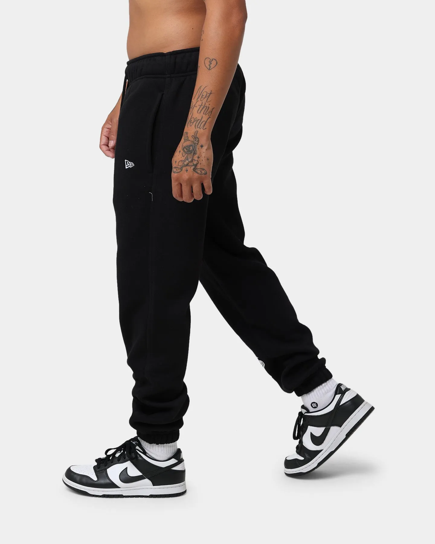 New Era Los Angeles Dodgers Track Pants Black/White