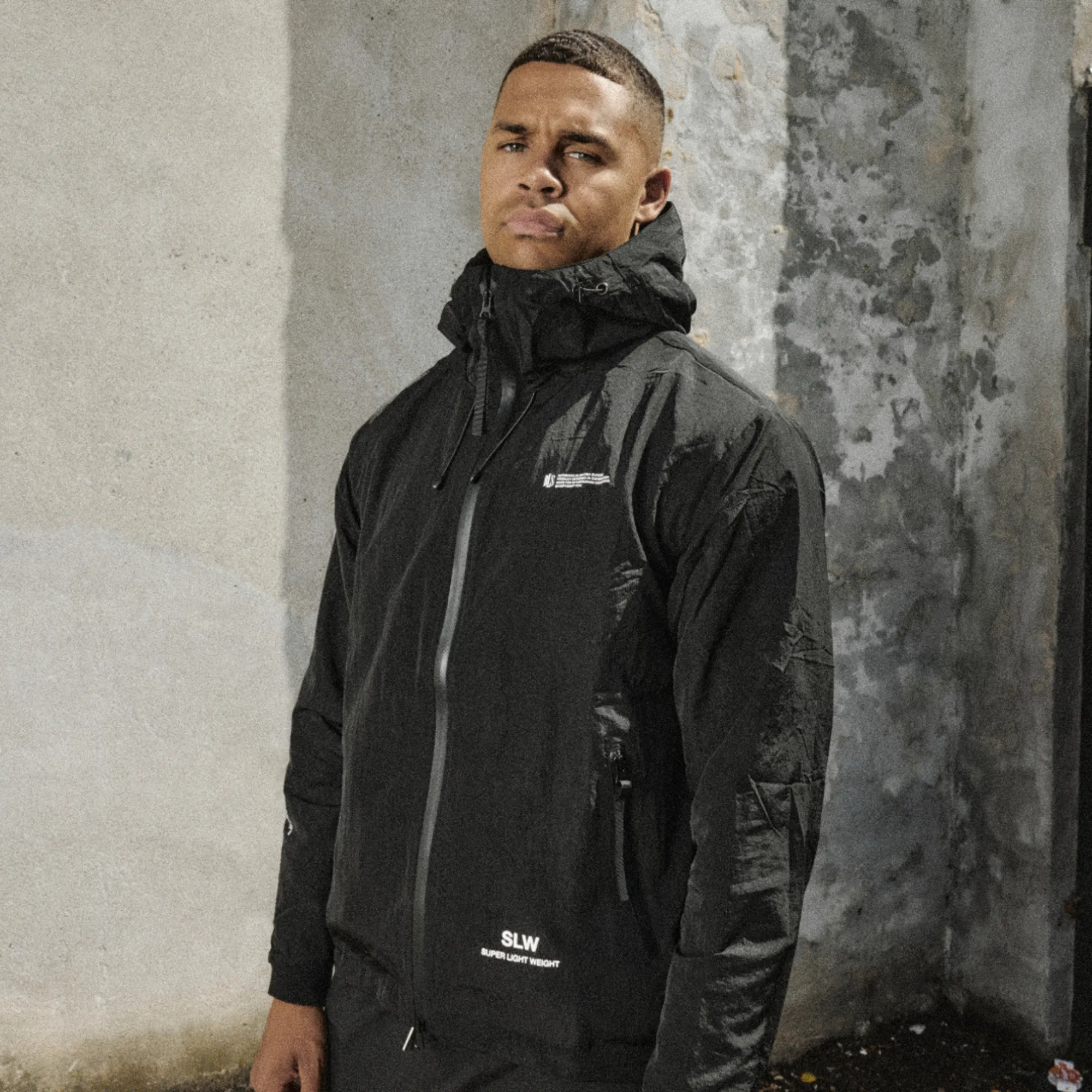 Olympus Crisp Windbreaker - Black