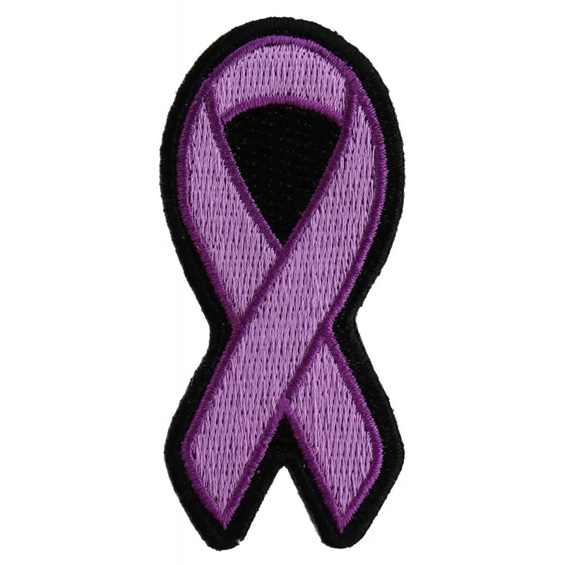 Purple Ribbon Patch For Breast Cancer Survivors