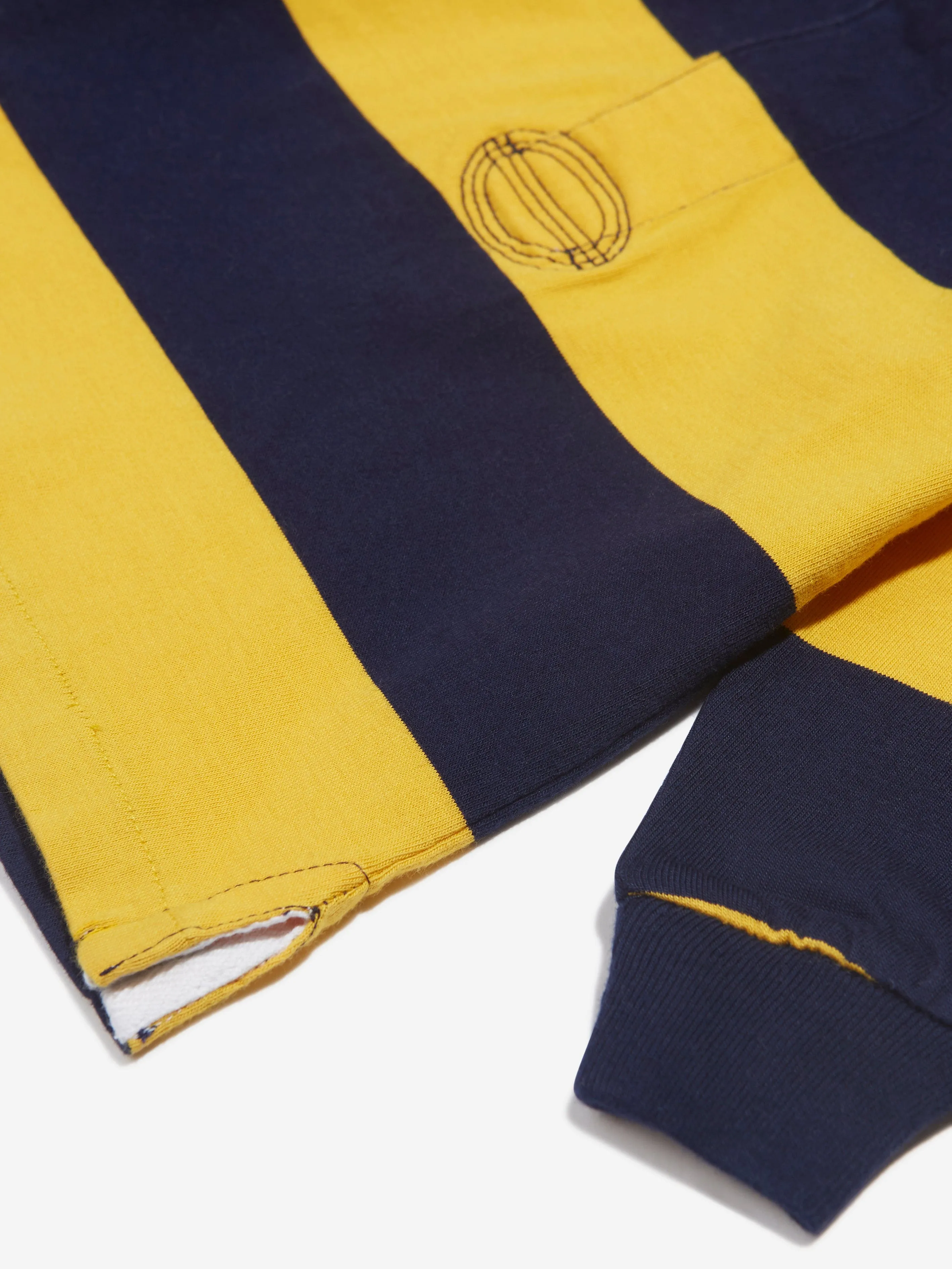 Ralph Lauren Boys Striped Rugby Shirt in Yellow