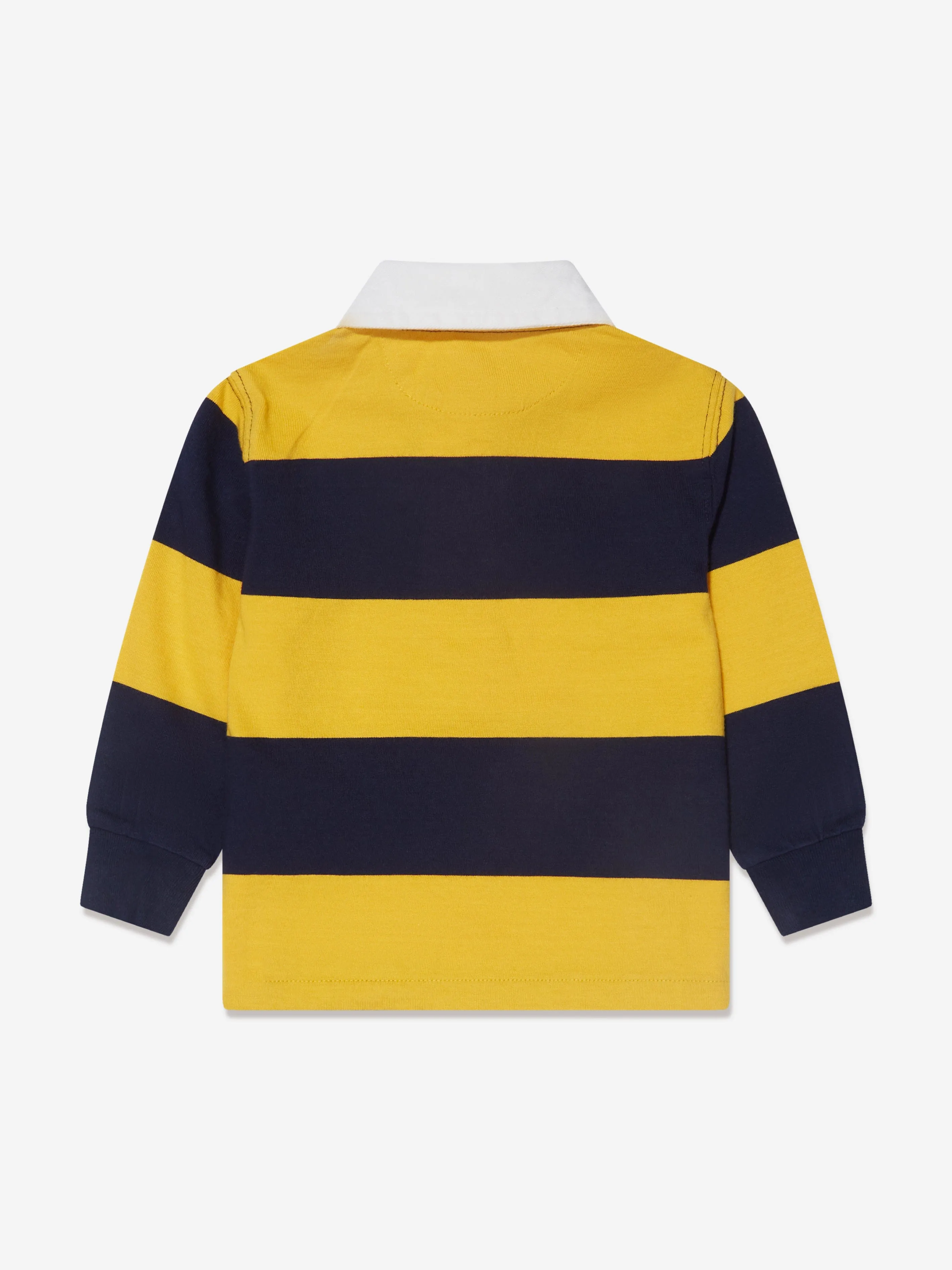 Ralph Lauren Boys Striped Rugby Shirt in Yellow