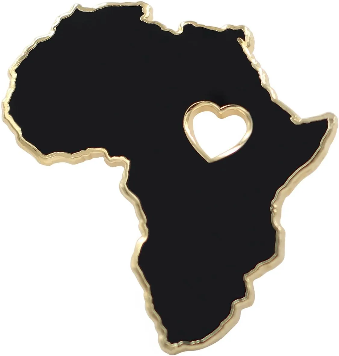 Real Sic Africa Pin - Wakanda Forever, BLM, & Black Panther Enamel Pin