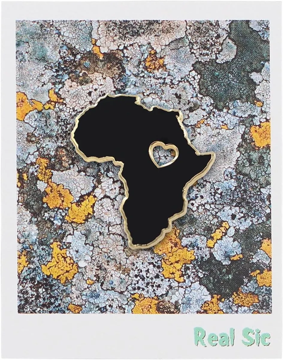 Real Sic Africa Pin - Wakanda Forever, BLM, & Black Panther Enamel Pin