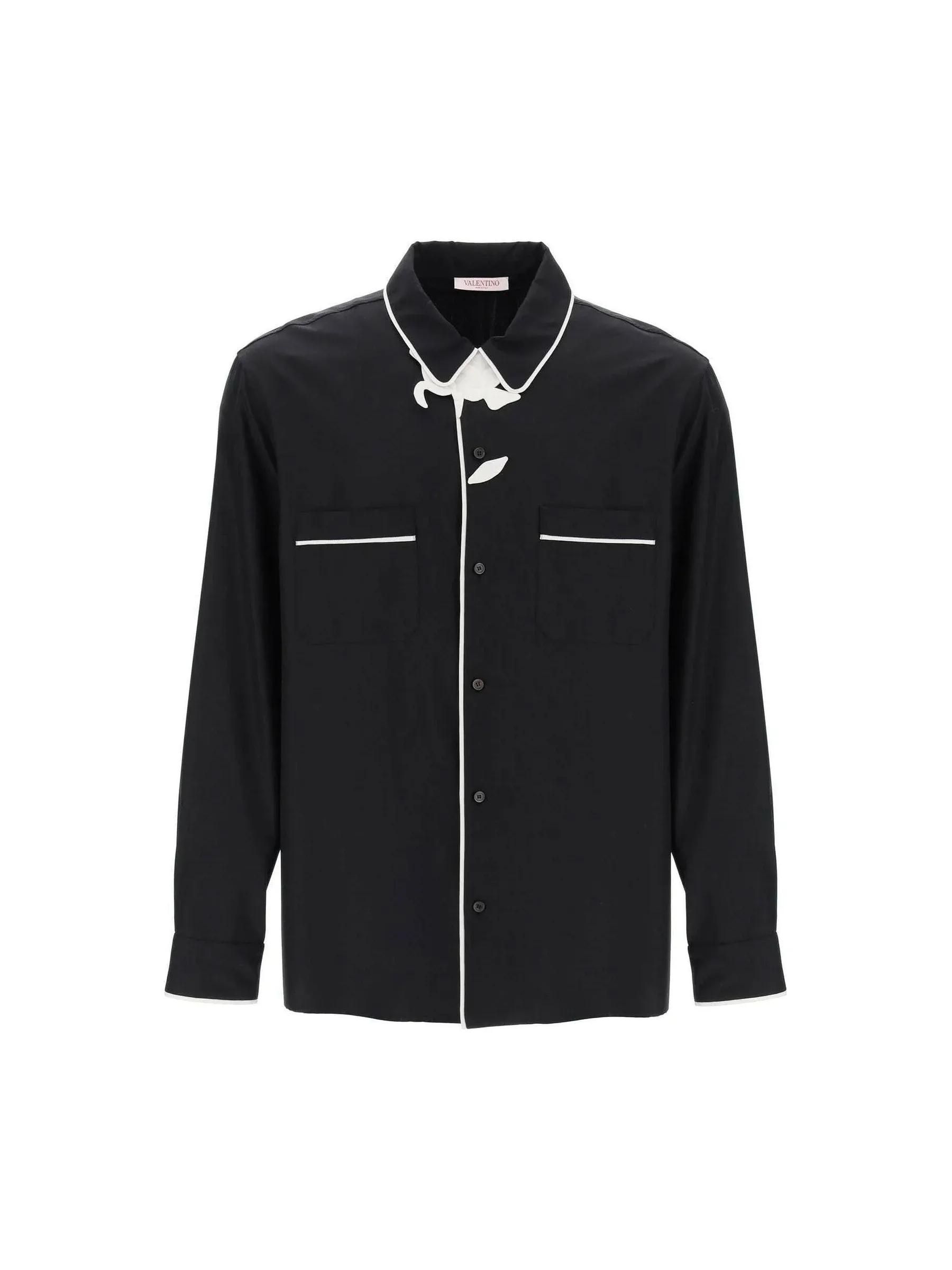 Silk Shirt in Pyjama Style