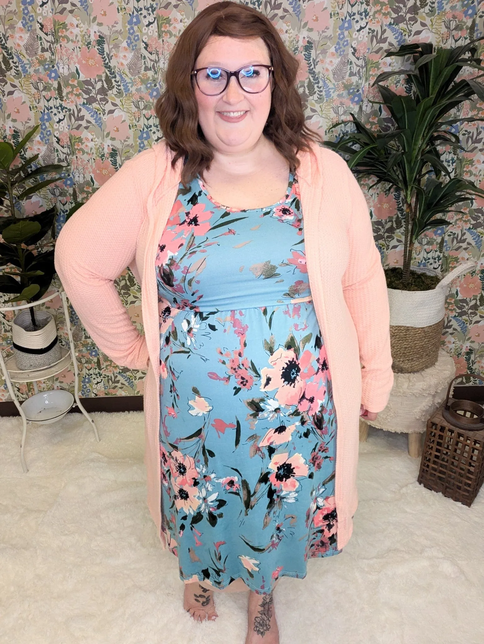 Tara Scoopneck Tank Dress in Perfect Florals (3 COLORS)
