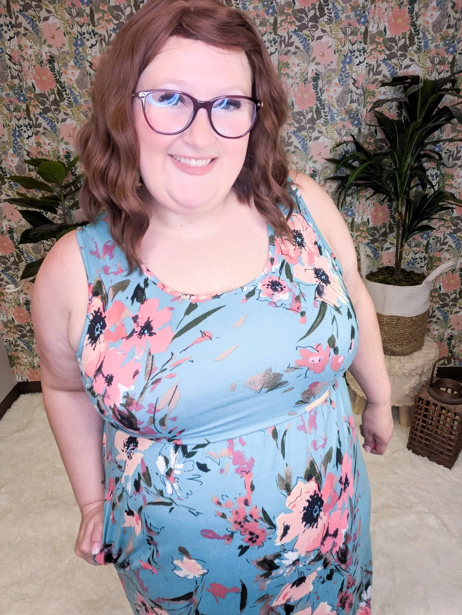 Tara Scoopneck Tank Dress in Perfect Florals (3 COLORS)